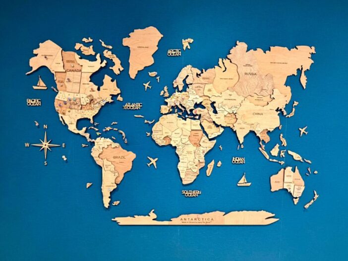 3D map of the world